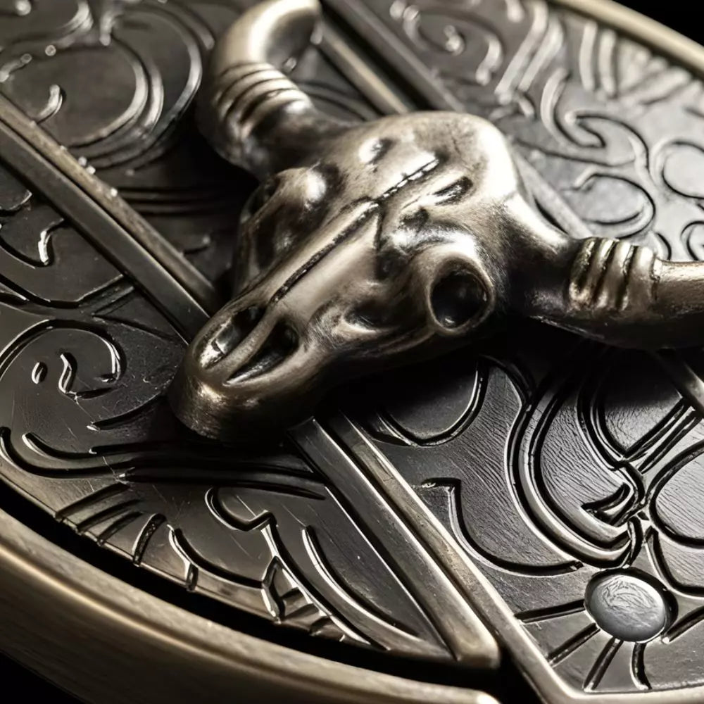 Fivela Cabeça de Touro com Canivete Secreto - Esporatto