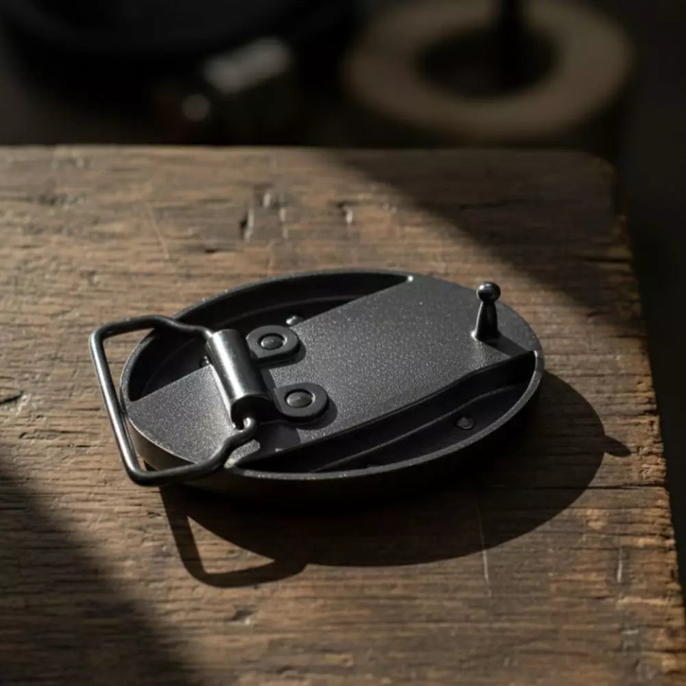 Fivela Cabeça de Touro com Canivete Secreto - Esporatto