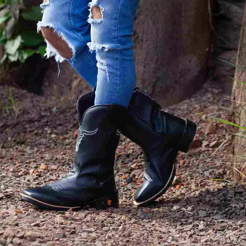 Bota Texana Masculina "Boi da Cara Preta" - Esporatto