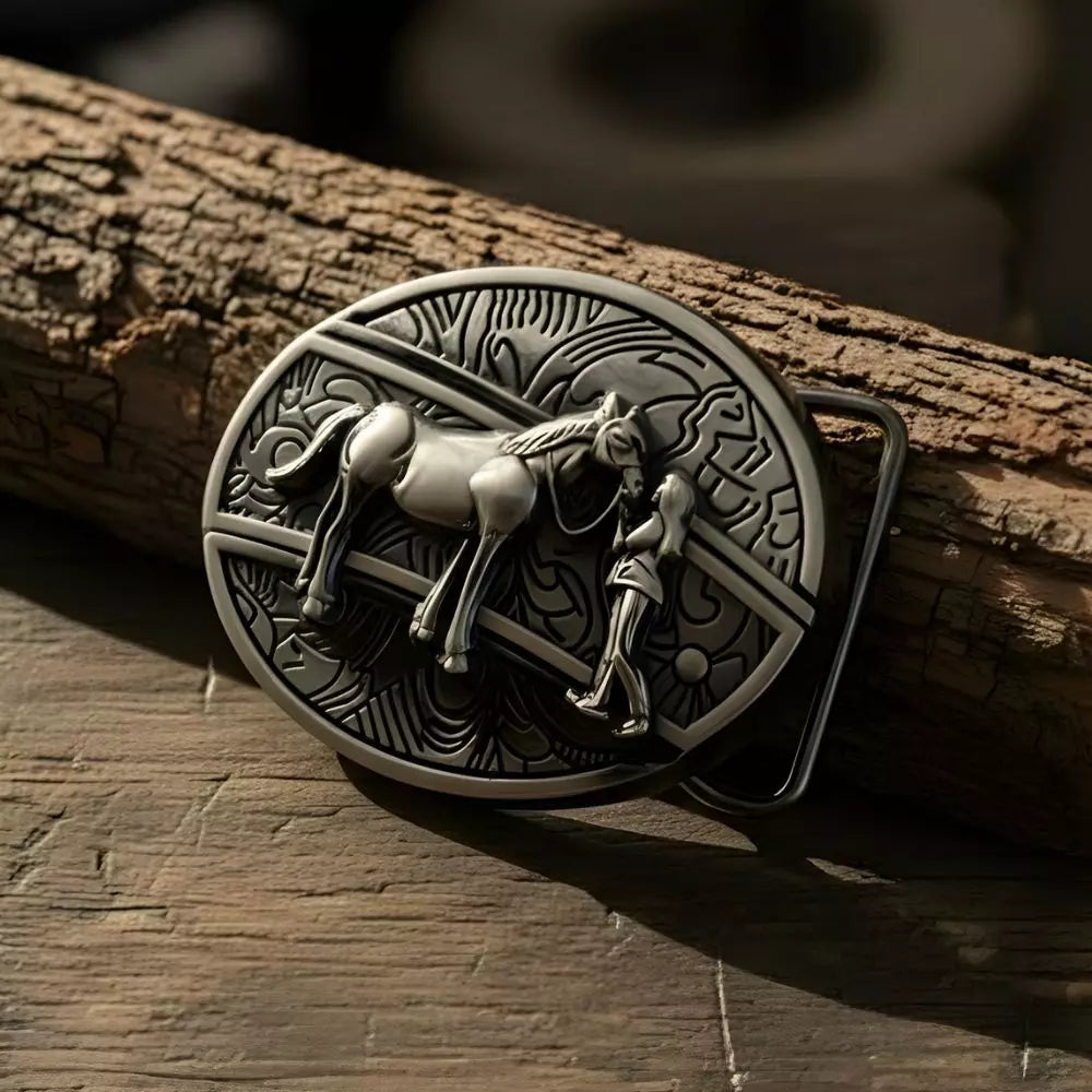 Fivela Cowgirl com Canivete Secreto - Esporatto