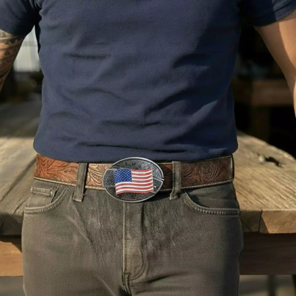 Fivela Americana com Canivete Secreto - Esporatto