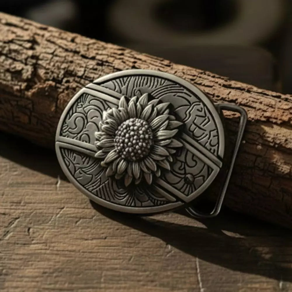 Fivela Girassol com Canivete Secreto - Esporatto