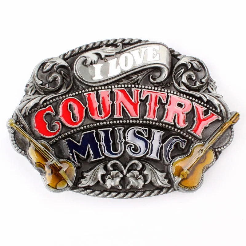 Fivela "I Love Country Music" - Esporatto